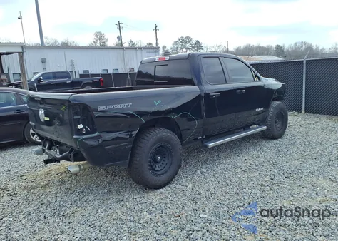 2021 Ram 1500 Big Horn 4X2 6'4 Box from USA, damaged, VIN 1C6RREBT8MN832655